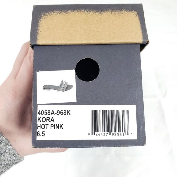 Hippie Laundry Kora Slip On Pink Sandal Shoes Faux Pearls 6.5 Resort Wear Preppy - Picture 3 of 5